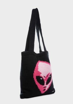The Ragged Priest Bags & Wallets Alien Knit Tote Bag