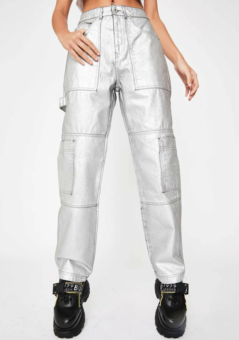Buy π The Ragged Priest Satellite Metallic π Jeans Bottoms π 3 The Ragged Priest Satellite Metallic Jeans Bottoms