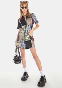 Budget 🎉 The Ragged Priest Snapped Mini 👗 Dress 👗 Dresses 😀 8 The Ragged Priest Snapped Mini Dress Dresses