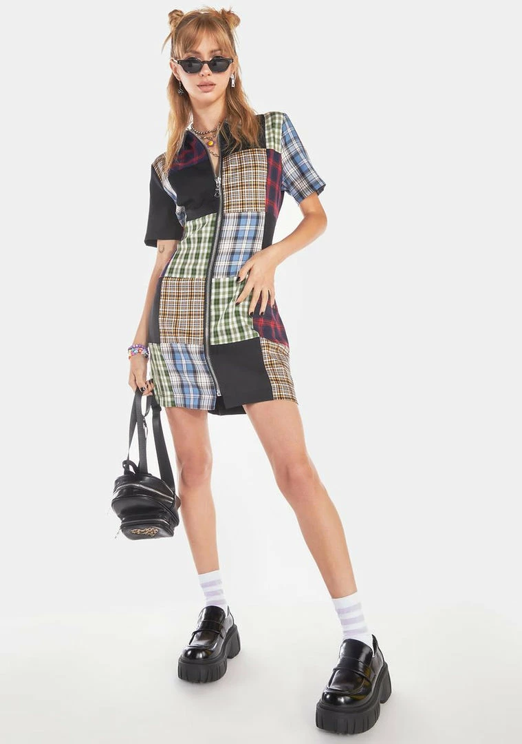 Budget 🎉 The Ragged Priest Snapped Mini 👗 Dress 👗 Dresses 😀 5 The Ragged Priest Snapped Mini Dress Dresses