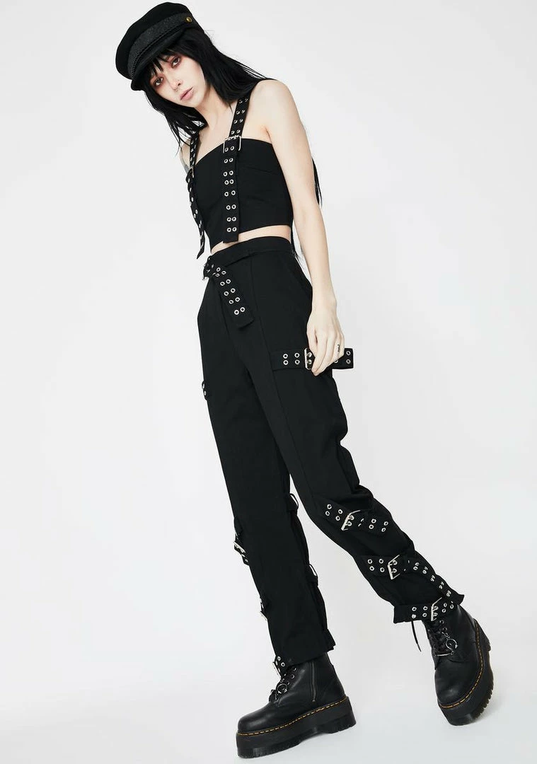 Buy β The Ragged Priest Bottoms Suspend Straight Leg Buckle Pants π― 5 The Ragged Priest Bottoms Suspend Straight Leg Buckle Pants