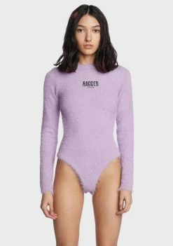 The Ragged Priest Tops Obsessed Fuzzy Bodysuit