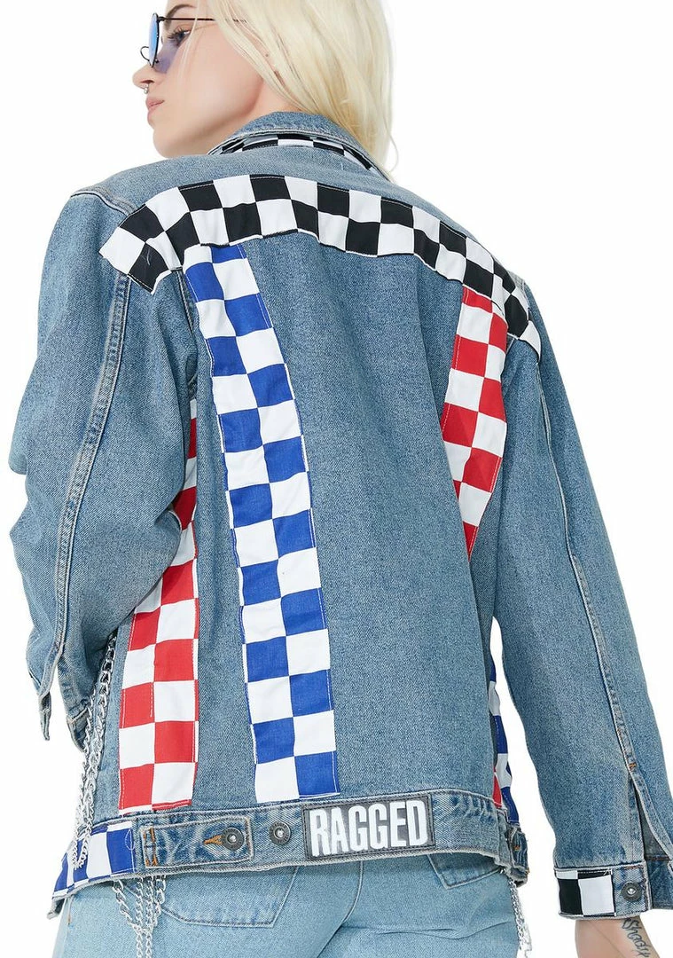 Outlet 𧨠The Ragged Priest Relay Denim Jacket π 6 The Ragged Priest Relay Denim Jacket