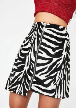 Cheap π The Ragged Priest Juicy Zebra Mini π Skirt Bottoms β¨ 7 The Ragged Priest Juicy Zebra Mini Skirt Bottoms