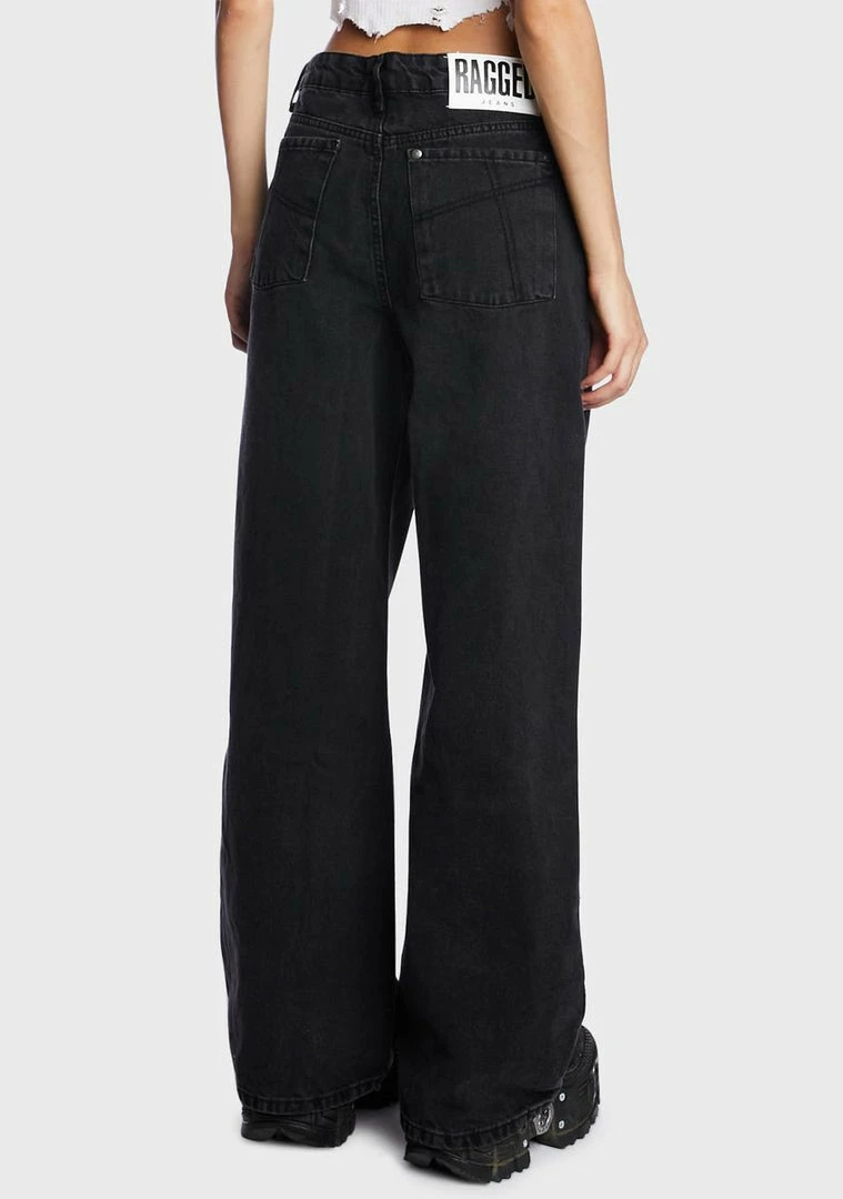 Cheapest ๐ The Ragged Priest Bottoms Charcoal Release ๐ Jeans ๐งจ 6 The Ragged Priest Bottoms Charcoal Release Jeans