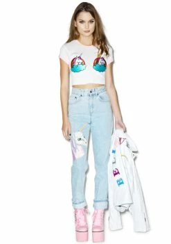 The Ragged Priest Bottoms Lucky Charm Mom Jean