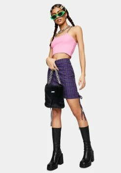 The Ragged Priest Tops Raider Chain Crop Tank