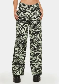 The Ragged Priest Release Marble Wide Leg Jeans