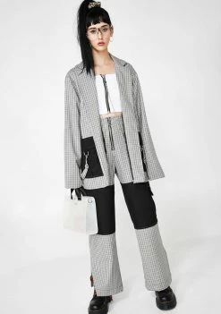 The Ragged Priest Plaid Boss Jacket