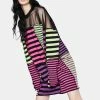 The Ragged Priest Dresses Aggy Striped Patchwork Dress