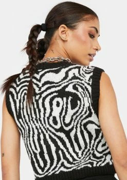 New β¨ The Ragged Priest Tops Breakthrough Knitted Vest π 9 The Ragged Priest Tops Breakthrough Knitted Vest