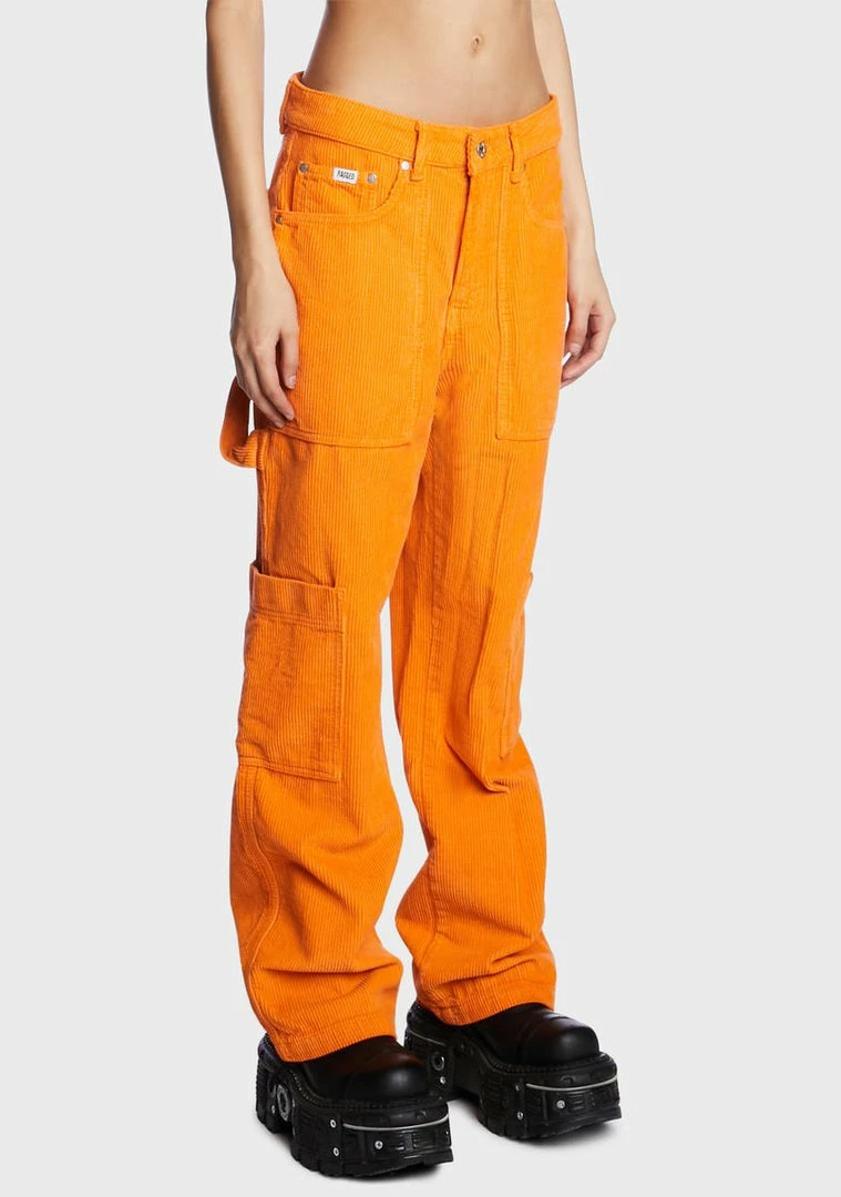 Deals β The Ragged Priest Orange Cord Combat π Jeans π 5 The Ragged Priest Orange Cord Combat Jeans