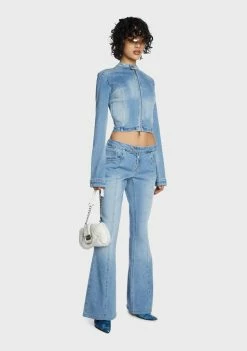 The Ragged Priest Bottoms Low Rider Bootcut Jeans