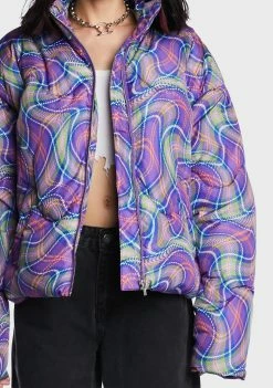 The Ragged Priest Warped Puffer Jacket