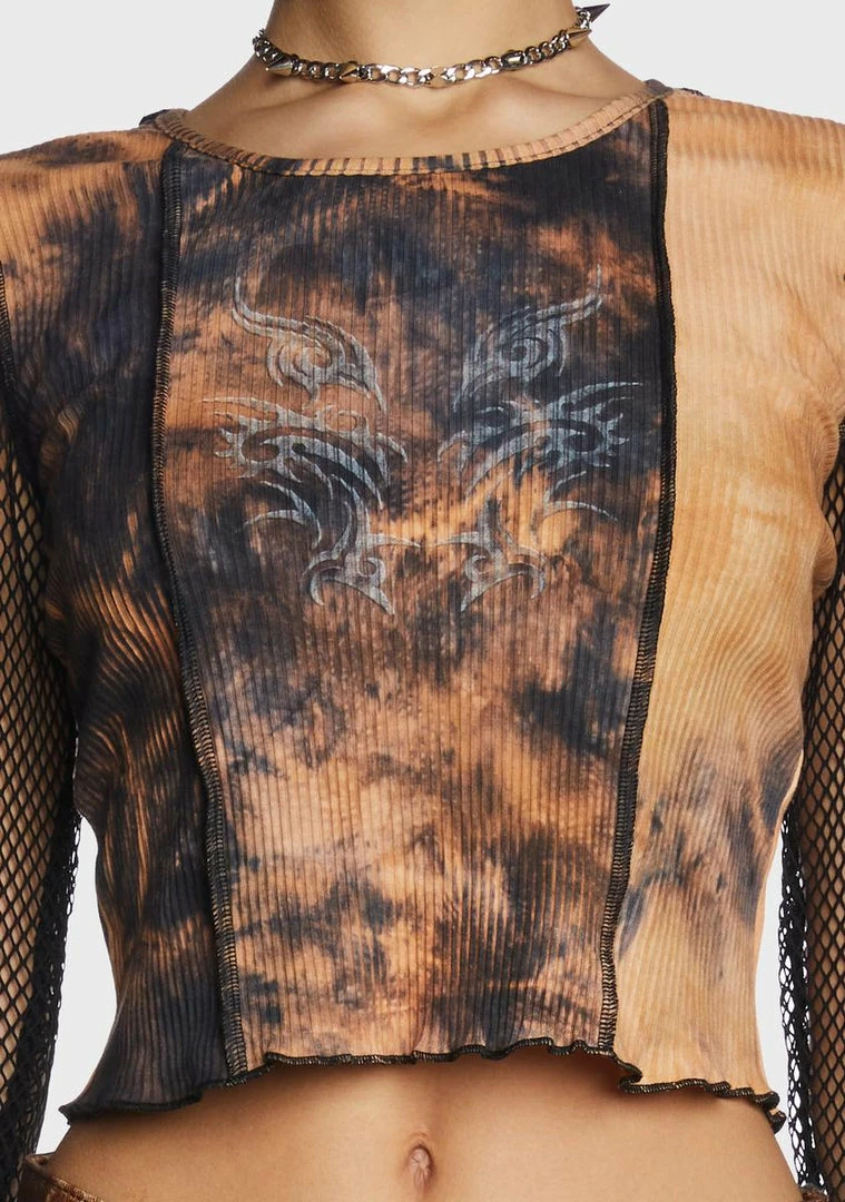 Best Sale π The Ragged Priest Salvage Long Sleeve Top π 3 The Ragged Priest Salvage Long Sleeve Top