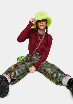 Promo โจ The Ragged Priest Lime Candid Faux Fur Bucket Hat Hats ๐ 7 The Ragged Priest Lime Candid Faux Fur Bucket Hat Hats