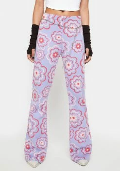 The Ragged Priest Power Floral Flare Pants Flares