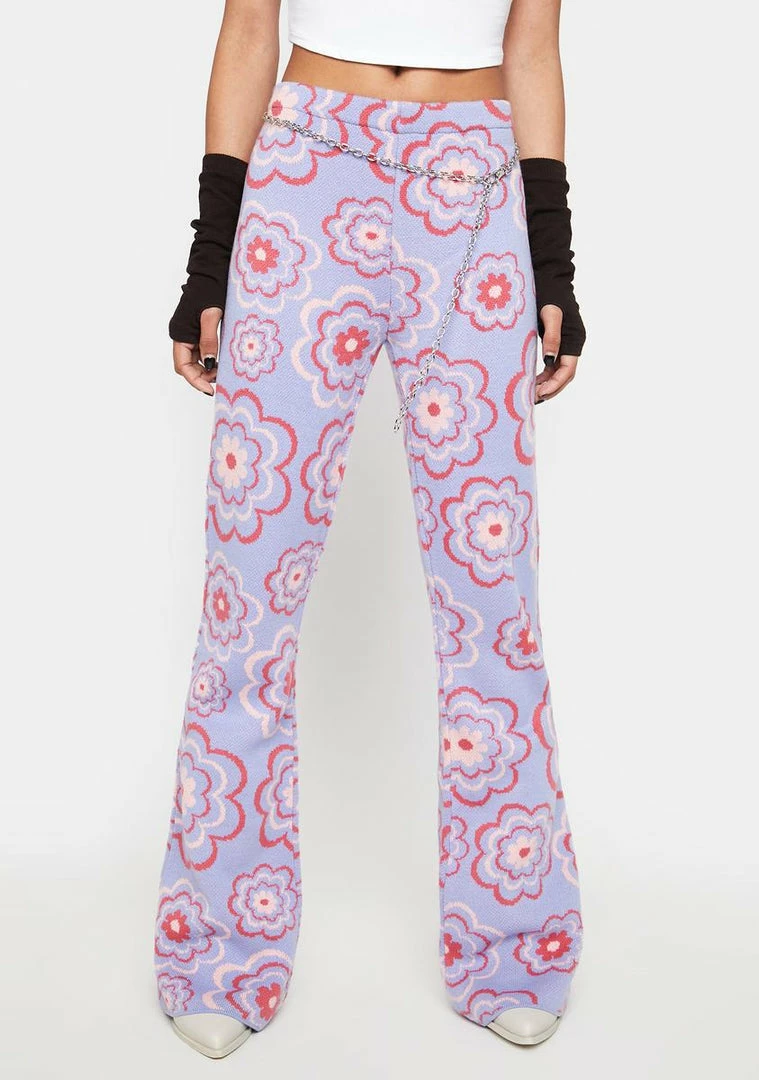 Coupon 🌟 The Ragged Priest Power Floral Flare Pants Flares 🎁 3 The Ragged Priest Power Floral Flare Pants Flares