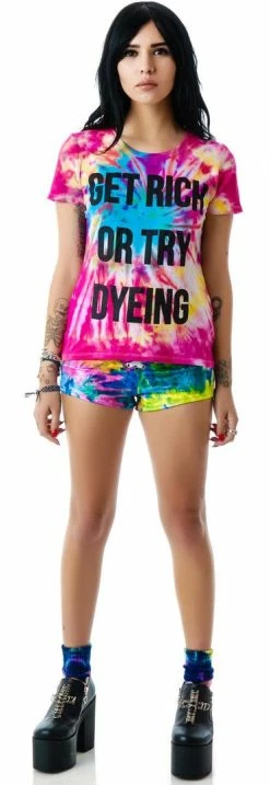 The Ragged Priest Tops The Get Rich Or Try Dyeing Tee