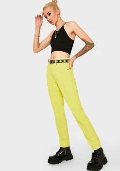 Cheap π The Ragged Priest Lime Cord Mom π Jeans βοΈ 7 The Ragged Priest Lime Cord Mom Jeans