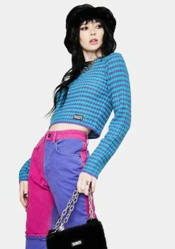 The Ragged Priest Gretchen Stripe Long Sleeve Top Tops