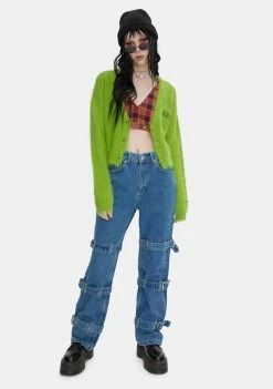 The Ragged Priest Vibe Fuzzy Knit Cardigan