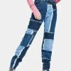 Cheapest π The Ragged Priest Bottoms Cheat Patchwork Mom π Jeans β 2 The Ragged Priest Bottoms Cheat Patchwork Mom Jeans